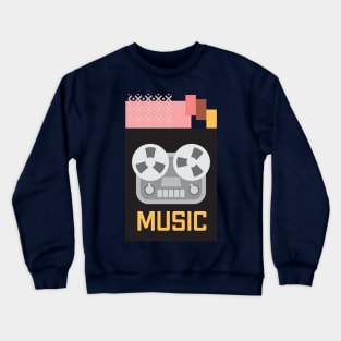 Retro Music Crewneck Sweatshirt